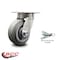 Service Caster 5 Inch Kingpinless Thermoplastic Rubber Wheel Swivel Caster with Swivel Lock SCC SCC-KP30S520-TPRRF-BSL - alternate 3
